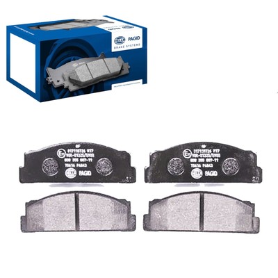 HELLA PAGID BREMSBELÄGE VORNE passend für AUTOBIANCHI A PRIMULA FIAT 124 125 127