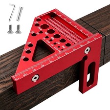 3D Gehrungswinkel Aluminium 22,5&deg; Mehrwinkelmesser Pr&auml;zisionswerkzeug