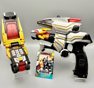 Power Rangers Megaforce Goseiger DX Leon Cellular Blaster Robo Morpher Bandai