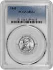1943 1C Lincoln Steel Wheat Cent PCGS Graded MS 64 in New Holder