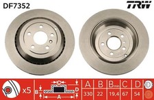 Bremsscheiben f&uuml;r Mercedes X164 W164 W251 V251 05-14