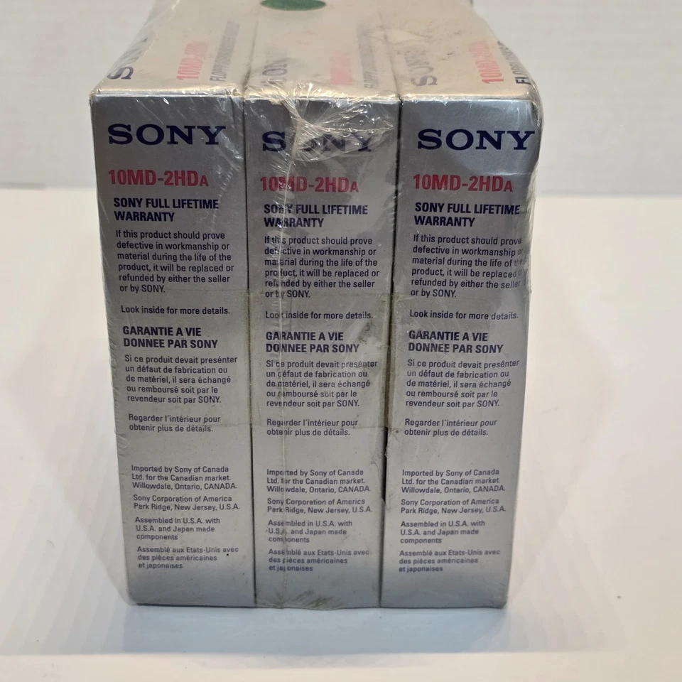 "Disquete Sony 2HD 10MD-2HD-A 5,25"" paquete de 30 1,2 MB 2 caras NUEVO SELLADO" Foto 4 de 4