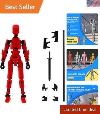 Lucky 13 Multi-Jointed Action Figure - Customizable Color & Dynamic Pose Options