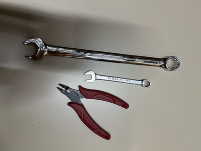 #ad 3pc Snap On Par X 3 8” Wrench Klein USA Flush Cut Pliers Napa Professional 18mm $8.41