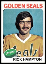 1975-76 Topps RICK HAMPTON #65 California Golden Seals