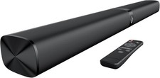 Sound Bar for Smart TV, Soundbar with Bluetooth/ARC/Opt/AUX Connect, Black