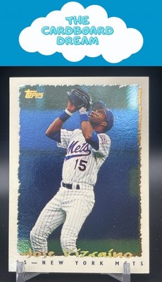 Jose Vizcaino 1995 Topps CyberStats (Spectralight) #012 New York Mets