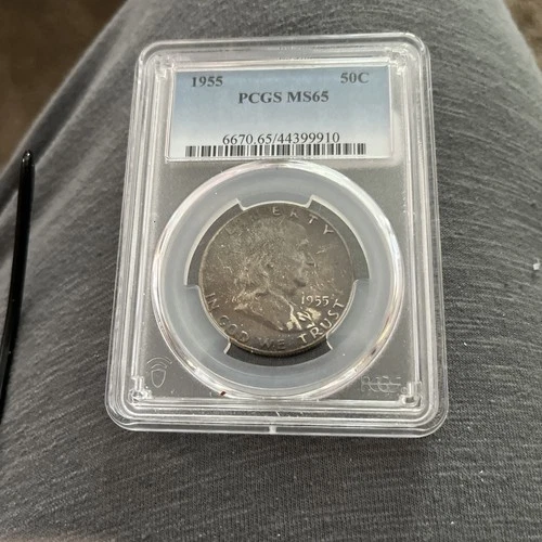 1955 Franklin PCGS MS65