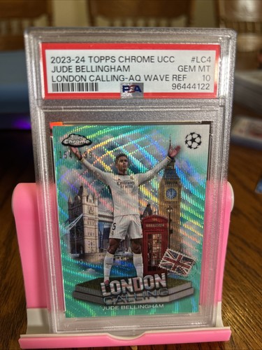 Jude Bellingham #LC-4 2023 Topps Chrome UEFA Club London Calling card