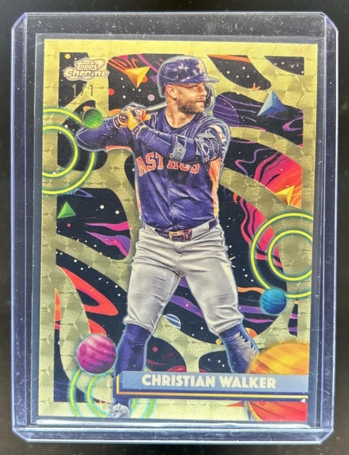 2025 Topps Cosmic Chrome Christian Walker SuperFractor #1/1 Astros