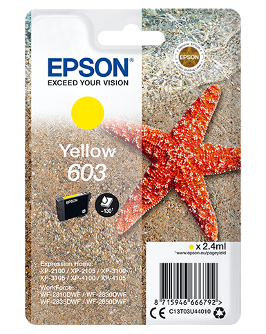 Epson Giallo Singlepack 603 Ink - Immagine 3