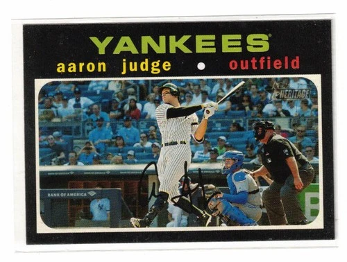 New Listing2020 Topps Heritage Card #395 Aaron Judge New York Yankees Baseball Card