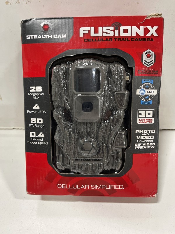 Stealth Cam Fusion X 26MP Wireless Trail Camera (STC-FATWX - Used