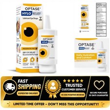 OPTASE HYLO Relief Preservative-Free Dry Eye Drops 0.33 fl oz