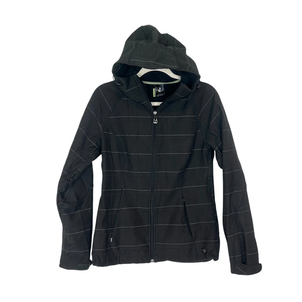 Burton Women’s Snowboarding Dry Ride Jacket Fleece Lined Black Ski Winter Zip Up