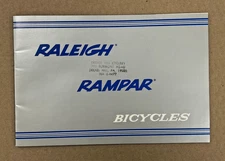 NOS Raleigh Rampar Bicycle Catalog Late 1970's/Early 80's Grifter