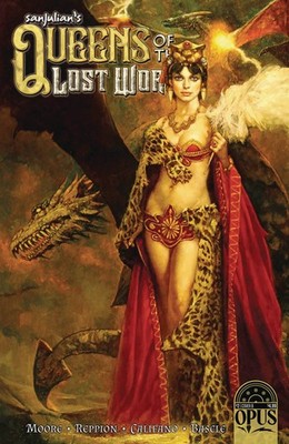 SANJULIAN QUEEN LOST WORLD #2 VARIANT CVR B SANJULIAN OPUS COMICS