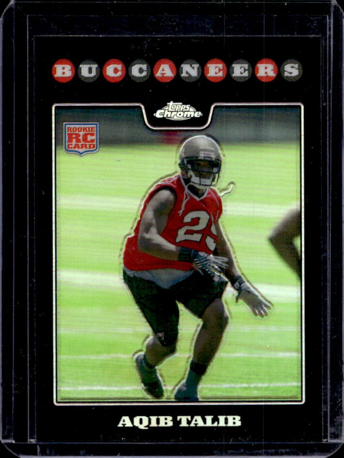 2008 Topps Chrome Aqib Talib RC Refractor Rookie #TC261 Buccaneers