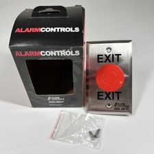 ASSA ABLOY Alarm Controls EB-1 Red 1.5” Mushroom Exit Button Momentary Switch