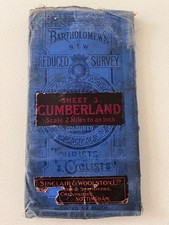 Bartholomew's New Reduced Survey Sheet 3: Cumberland: Scale 2 Miles to an Inch
