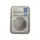 NGC 2016 W Burnished American Silver Eagle MS70 First Day of Issue 1 Oz 999 Fine