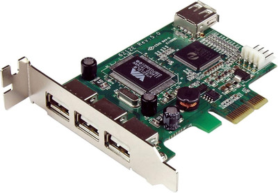4 Port PCI Express Low Profile High Speed USB Card - Pcie USB 2.0 Card - PCI-E U