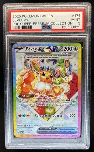 2023-25 Pokemon SV Black Star Promos - SVP EN Eevee ex #174 PSA 9