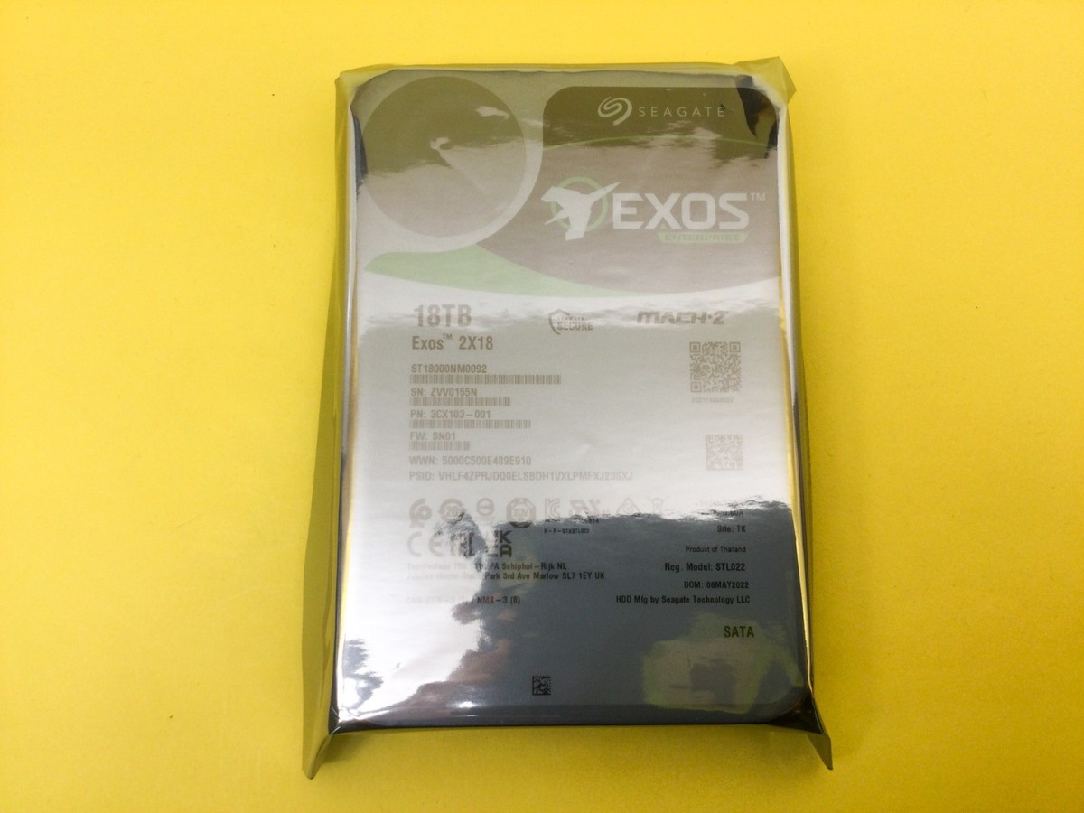Seagate Exos 2X18 (7200RPM, 3.5