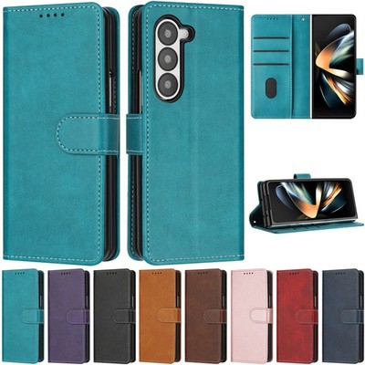 For Samsung Galaxy Z Fold 7 6 5 4 3 5G Shockproof Leather Wallet Card Case Cover