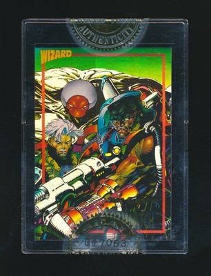 JIM LEE S STORM WATCH WIZARD PRESS GOLD STAMPED SEALED PROMO CARD #4