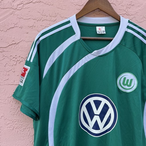 VfL Wolfsburg Away Jersey Shirt Racing God Football Soccer Volkswagen Size XXXL - Picture 2 of 6