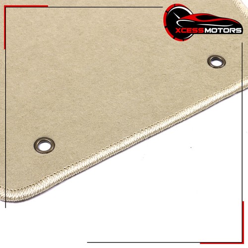 Fits 07-11 Toyota Camry 4Dr Front & Rear Floor Mats Carpet BEIGE Nylon
