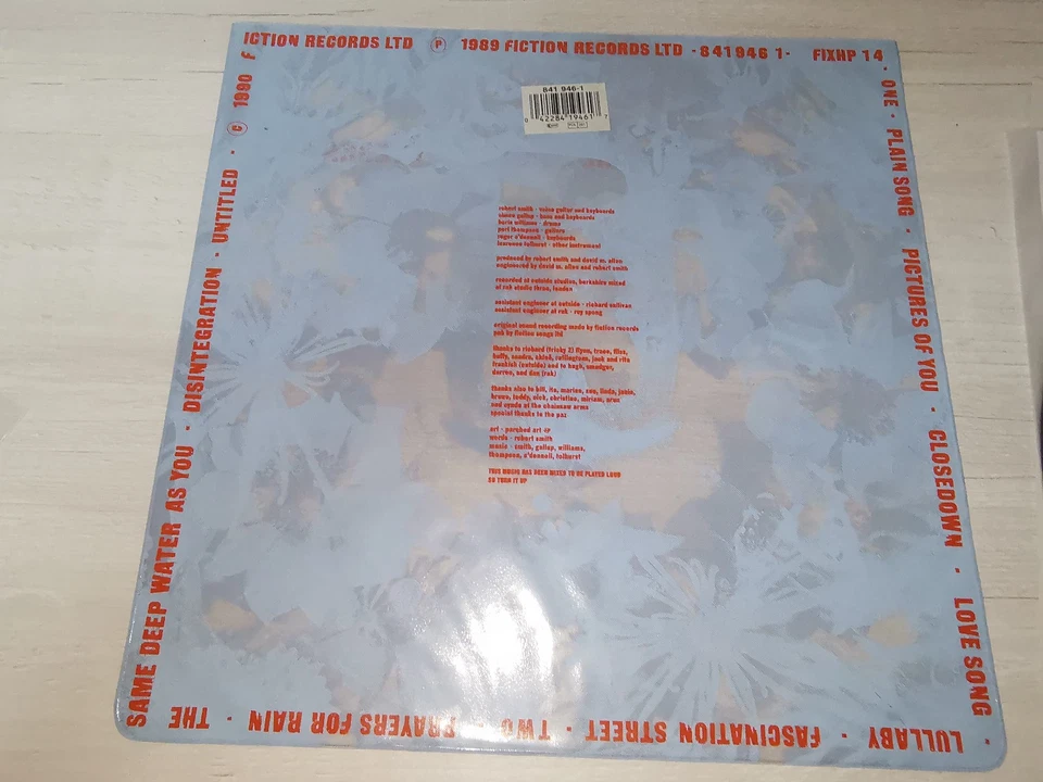 The Cure Disintegration · Lp · 1991, Foto 4 von 5