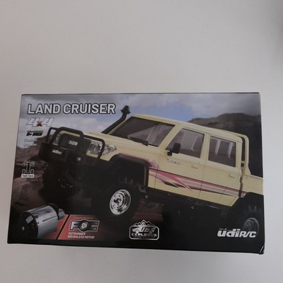 UDI RC Toyota Land Cruiser RTR 1/18 Double Cab RC Brushless Truck - Yellow