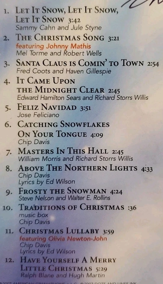 Christmas Song Chip Davis Mannheim Steamroller (CD/DVD, 2007) Target Exclusive - Image 4 of 4