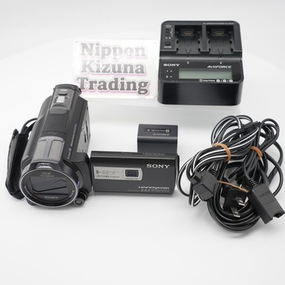 Sony HDR-PJ760V Black Full HD Handycam Camcorder GPS Projector 96GB Tested Japan