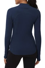 Fleece Mock Turtleneck Pullover Base Layer Shirts Long Sleeve Workout Tops wi...