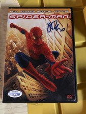 ACTOR JAMES FRANCO SIGNED SPIDER-MAN dvd ACOA CERTIFIED RARE