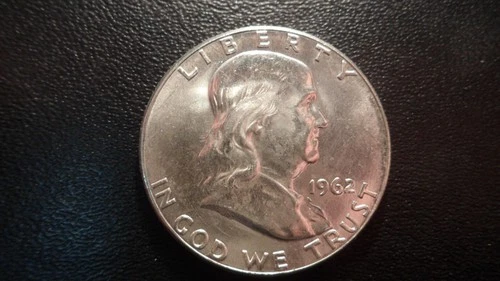 1962 SILVER FRANKLIN HALF DOLLAR ** BRILLLIANT UNCIRCULATED