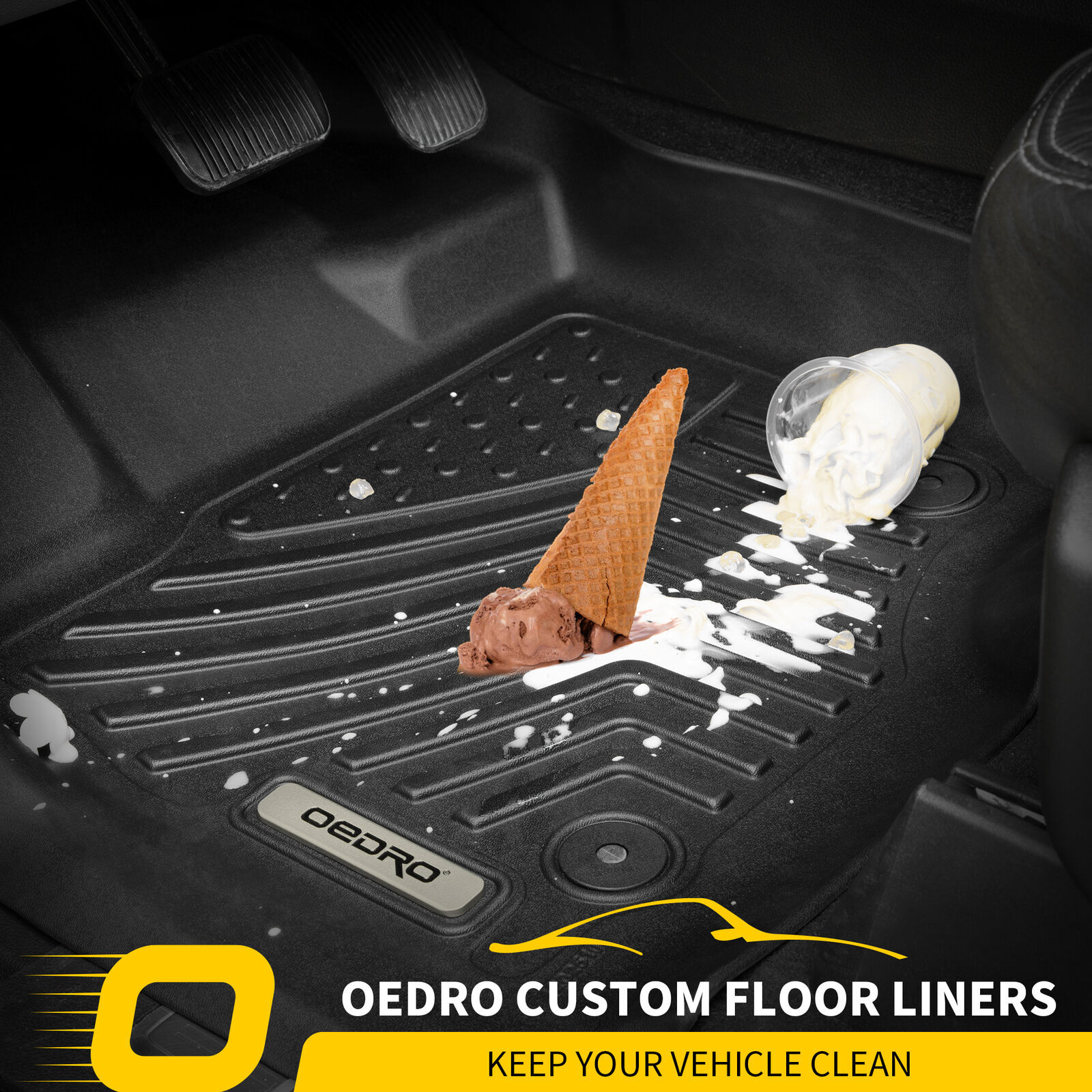 Car Floor Mats Rubber Carpet Liners Fits For Cadillac XT5 20172024 All