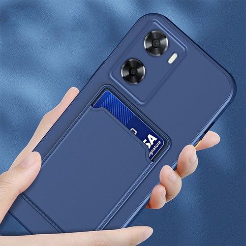 Case For Oppo A17K A54 A96 A94 A58 A78 Shockproof Soft Silicone Card Slot Cover - Picture 7 of 23