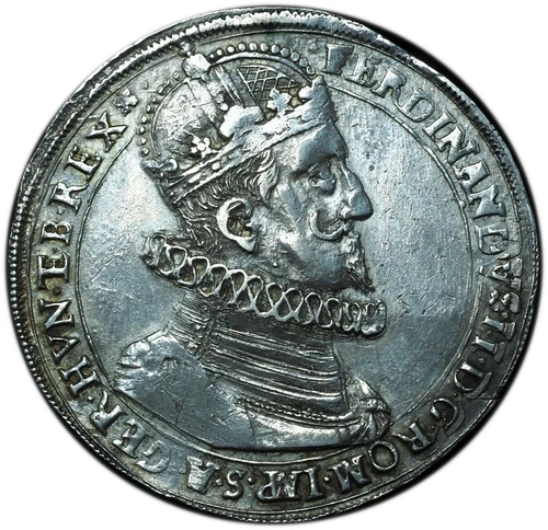1620 Austria Klagenfurt Archduke Leopold Thaler AU NGC Beautiful Example