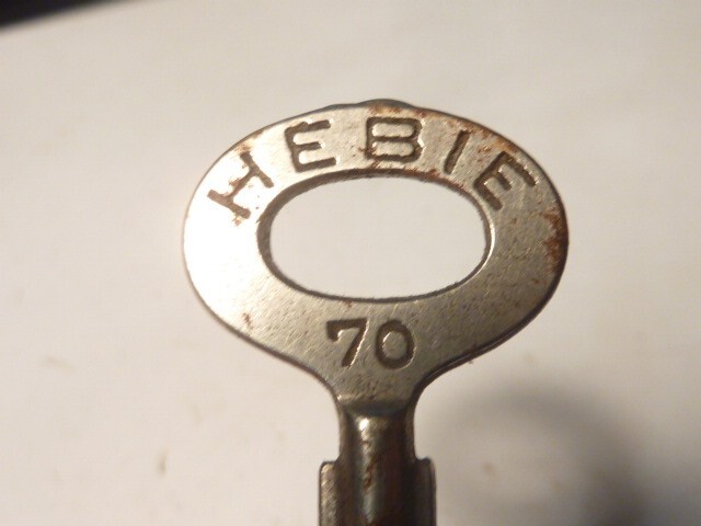 clé cadenas Schlüssel Hebie Trumpf Nummer 166