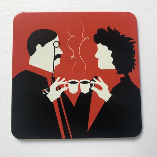 4 Nespresso Coasters Limited Edition New Gift Set of 4 Nespresso Artwork Coaster - Picture 5 of 10