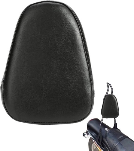 Universal Motorcycle Synthetic Leather Rear Sissy Bar Backrest Cushion Pad - Bild 4 von 7