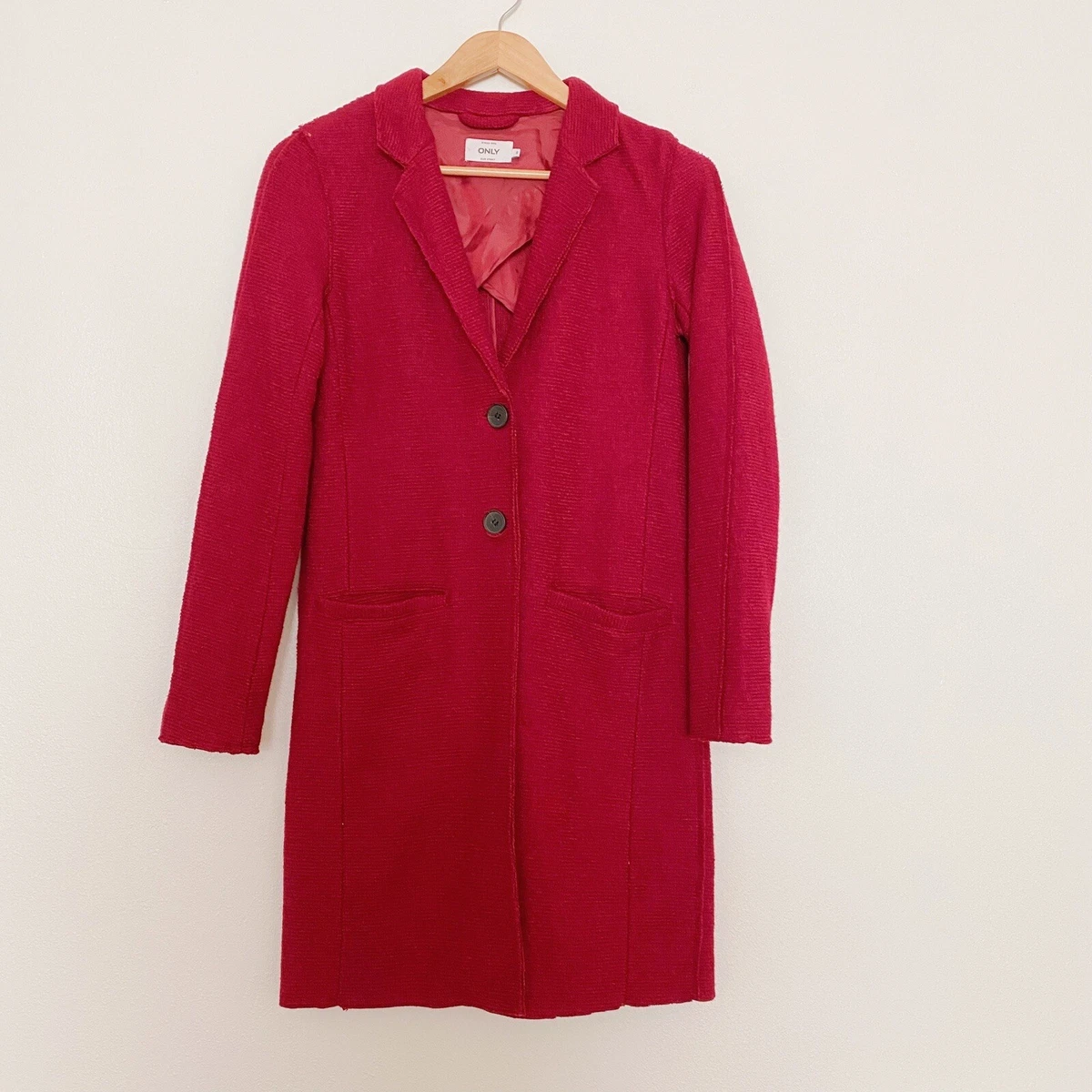 Asos red shop coat