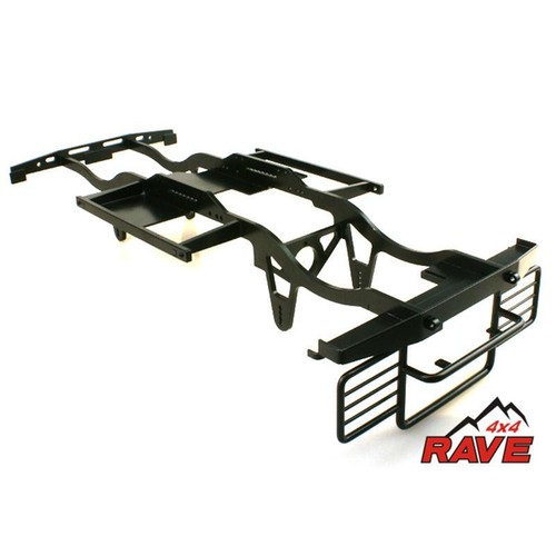 1/10 RAVE 4X4 Model Metal D90 Chassis Rail Frame Bumper on RC Rock Crawler Car - Picture 10 of 12
