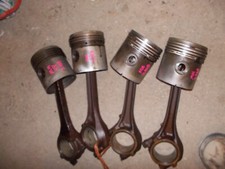 Massey Harris 44 Mh Tractor Gas Engine Motor Piston Pistons Rods Rod Caps Cap