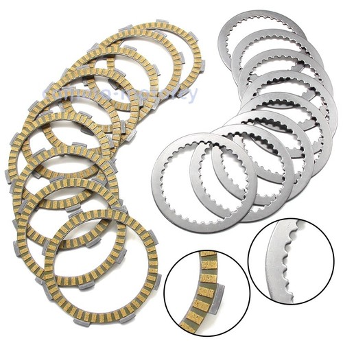 Clutch Friction Plates Kit For Honda RVF400 NC35 22201-MR8-000 1994-1996 Motor - Picture 5 of 7