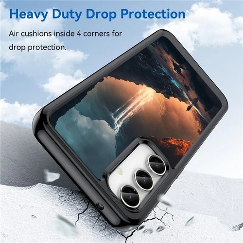 waterfall in middle forest Anti wear Case For Samsung S7 S8 S9 S10 S20 Plus Lite - 第 10/25 張圖片